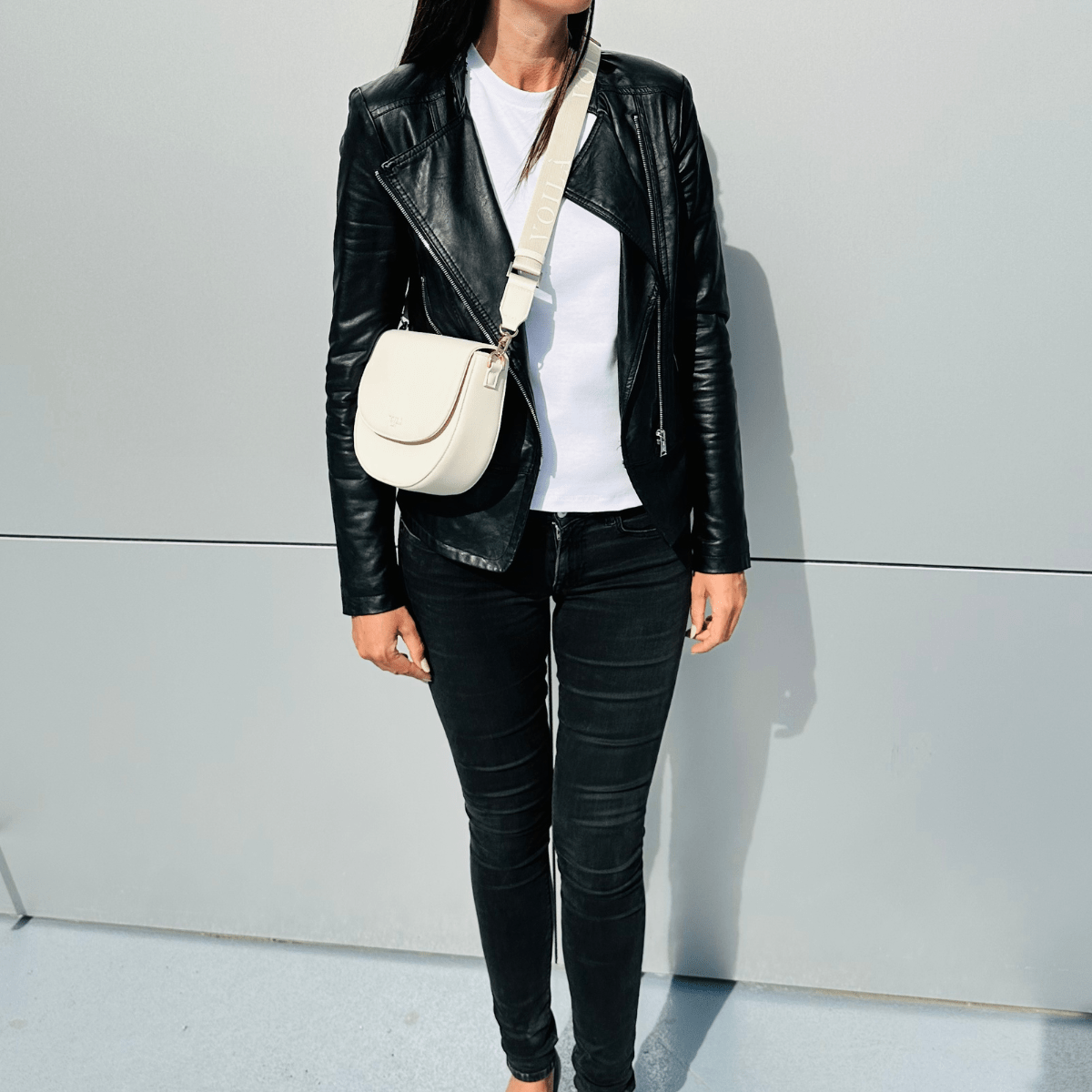 Crossbody Bag - crème