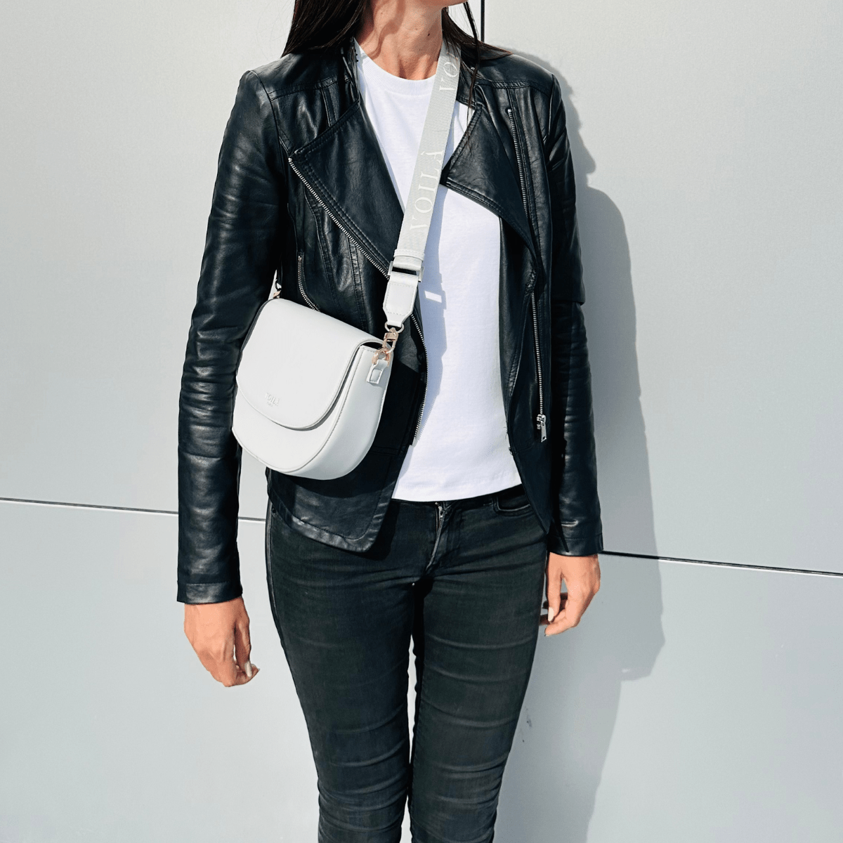 Crossbody Bag - gris clair