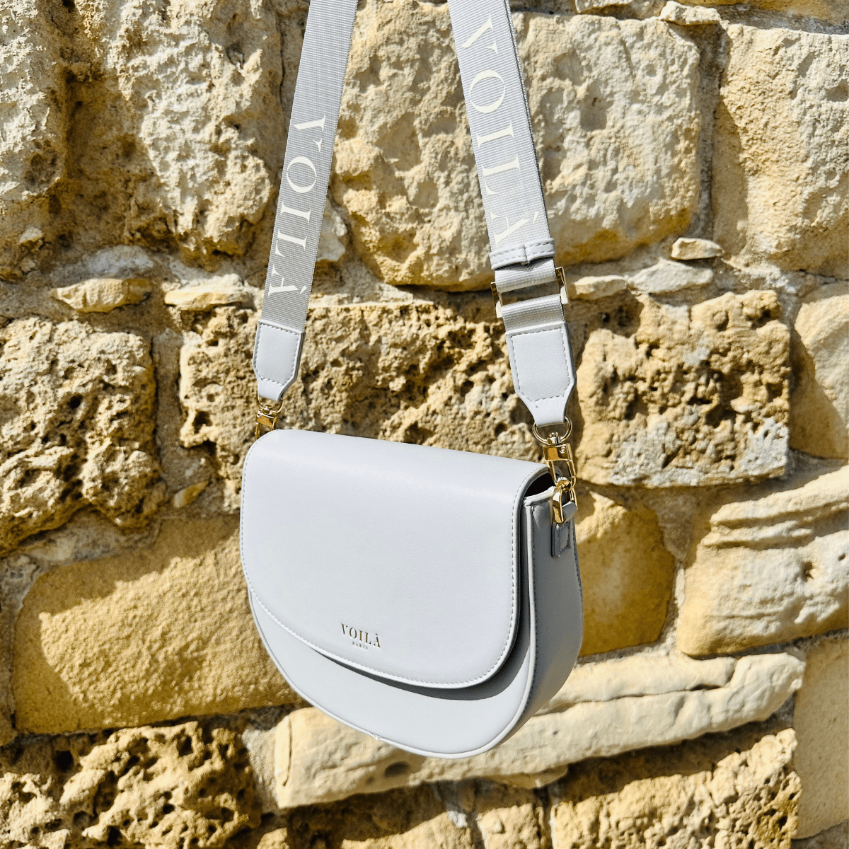 Crossbody Bag - gris clair